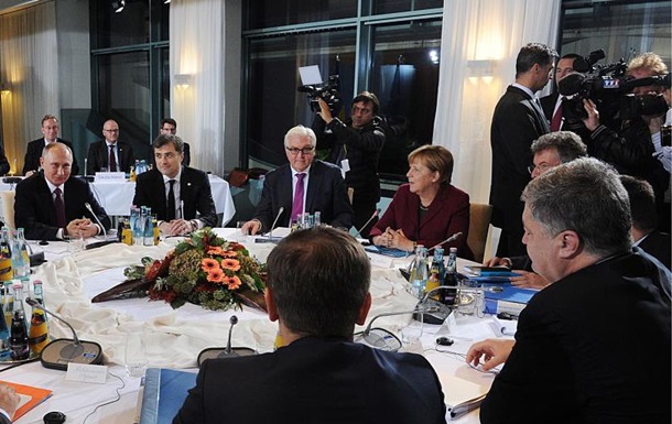 Встреча нормандской четверки: Путин и Порошенко