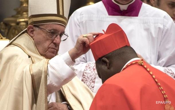 Папа Франциск призначив 17 нових кардиналів