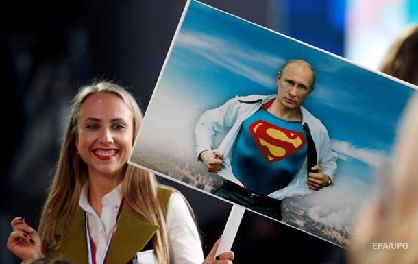 Супермен. Пресс-конференция Путина в фото