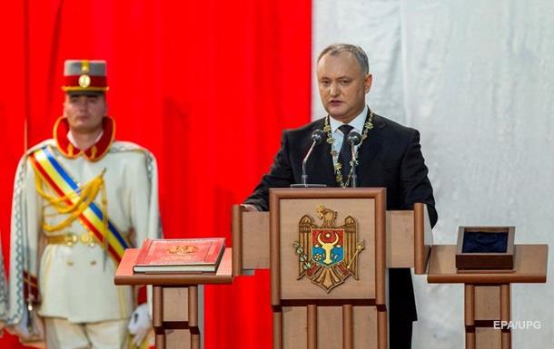 Додон принял присягу президента Молдовы