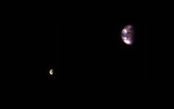 Как марсиане видят Землю и Луну: снимок NASA