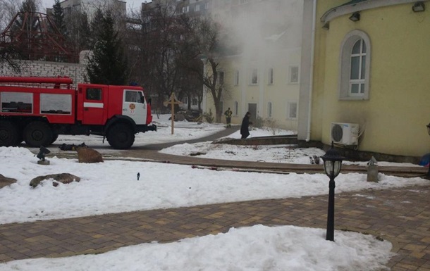 В Вышгороде горел храм УПЦ КП