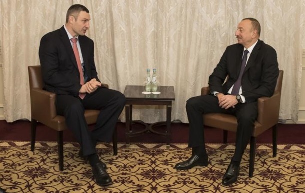 Кличко обговорив з главою Азербайджану інвестиції в Київ