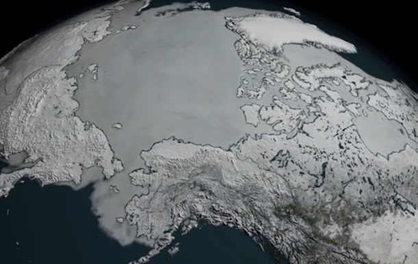 NASA показало рекордное таяние ледников Арктики