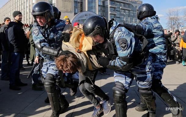 Акція протесту в Санкт-Петербурзі: затримано більше 130 людей