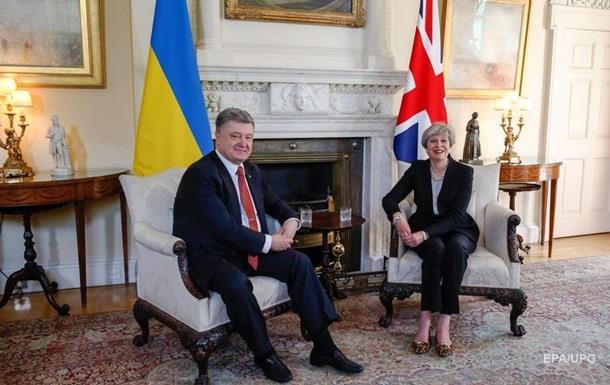 Порошенко встретился с премьером Британии