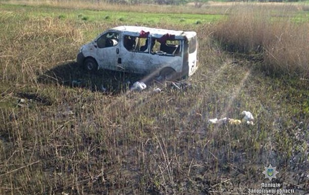 ДТП в Запорожской области: одна жертва, пять пострадавших