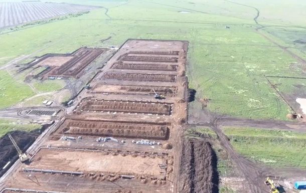 Опубліковано відео будівництва на полігоні Широкий Лан