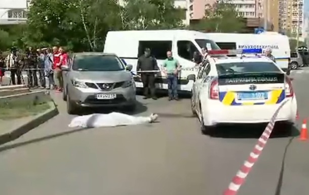 Опубликовано видео с места убийства экс-директора Укрспирта
