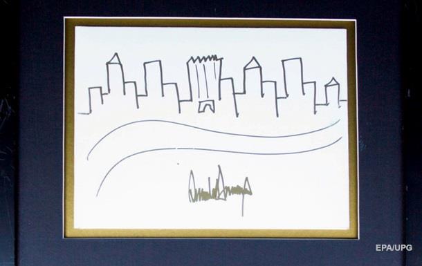 Рисунок Трампа продали почти за 30 тысяч долларов