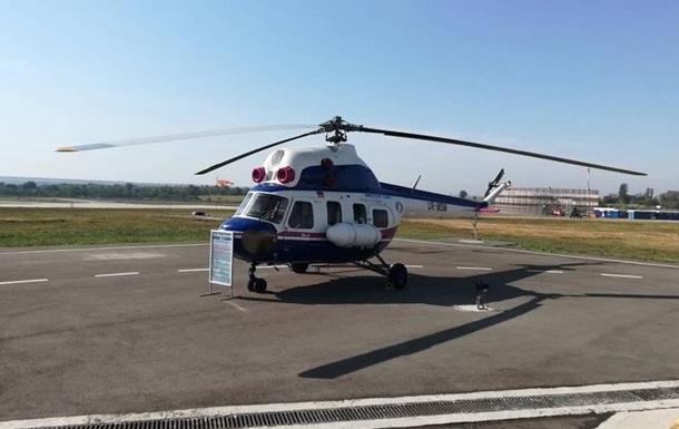 В Запорожье показали первый украинский вертолет