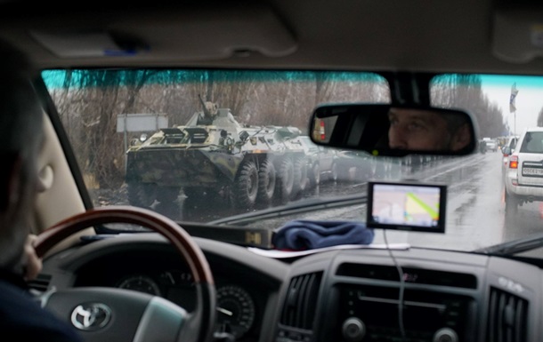 ОБСЕ заметила колонну военной техники возле Луганска