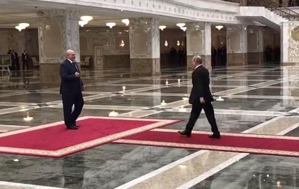 Путін приїхав до Лукашенка на високих підборах - ЗМІ
