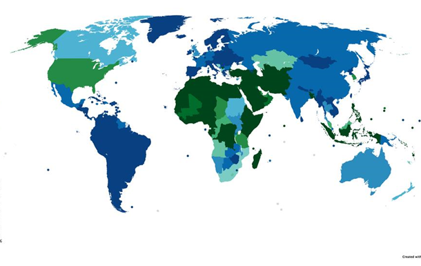 Опубликована карта популярности мужских обрезаний