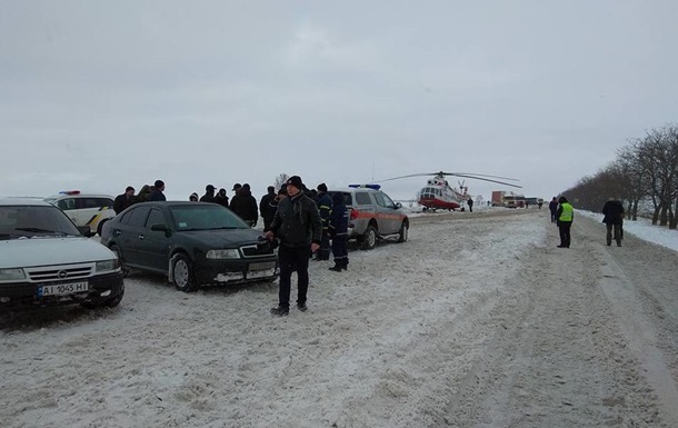 Вертоліт Князєва повністю заблокував рух на трасі