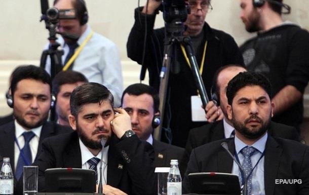 Сирийская оппозиция отказалась от участия в конгрессе в Сочи