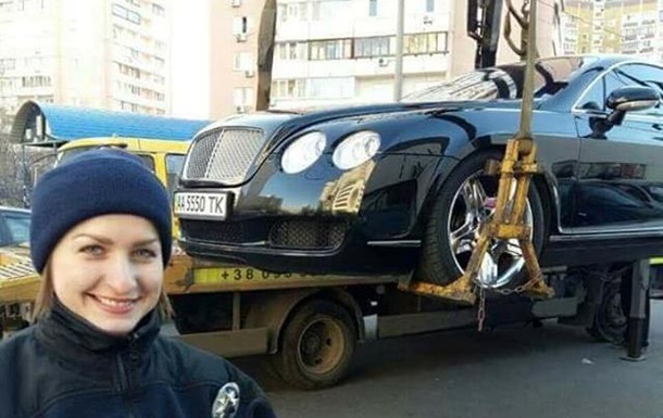 В Киеве у  героя парковки  забрали Bentley