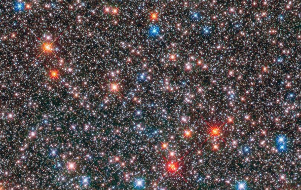 Hubble сфотографував  космічну гірлянду  із зірок