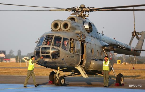 Індійський вертоліт зазнав аварії, є жертви