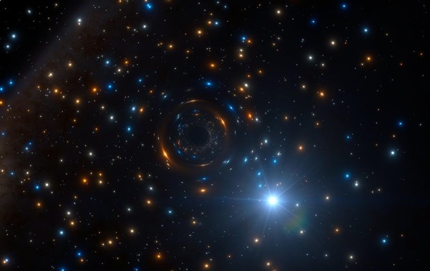 Астрономи знайшли неактивну чорну діру