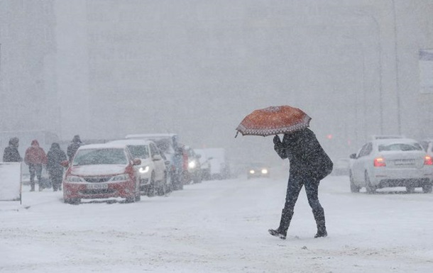 Погода в Украине: снег и гололедица