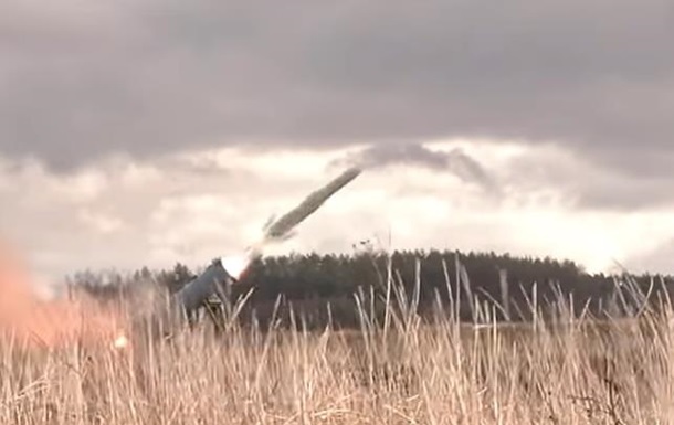 СНБО показал видео испытания украинской ракеты