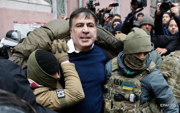 Появилось видео задержания Саакашвили