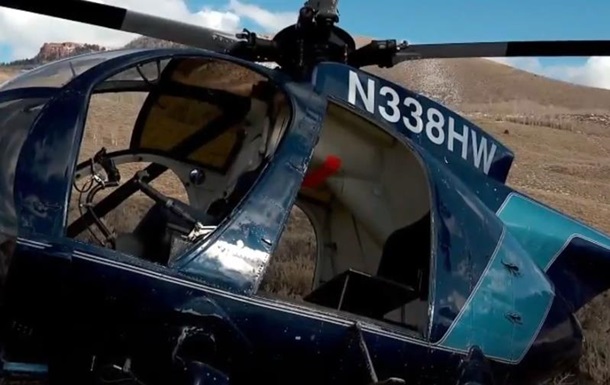 В США из-за лося разбился вертолет