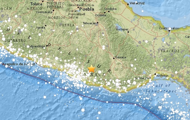 В Мексике зафиксировали мощное землетрясение