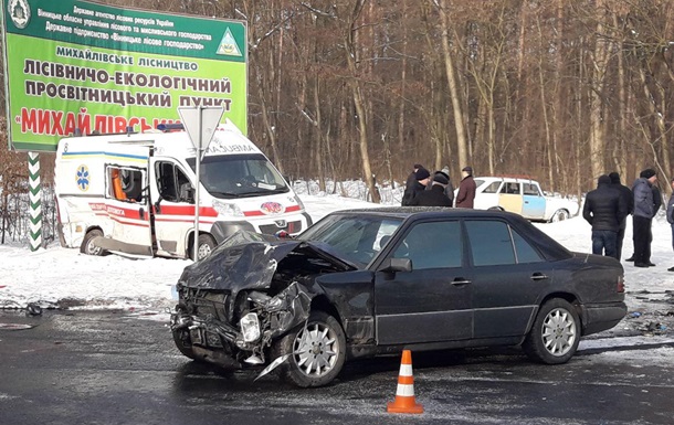 В Винницкой области на одном месте произошло три ДТП, девять пострадавших