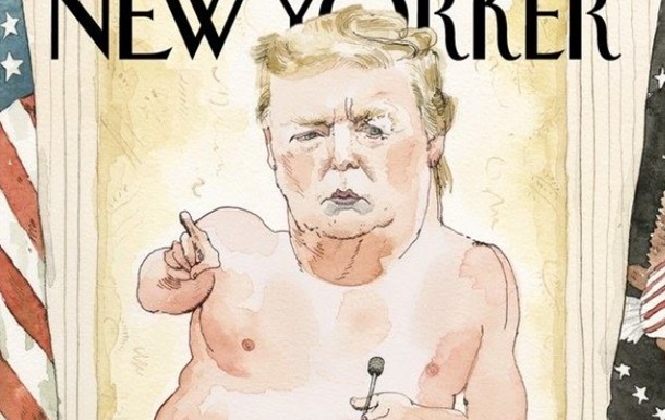 The New Yorker показал обложку с голым Трампом