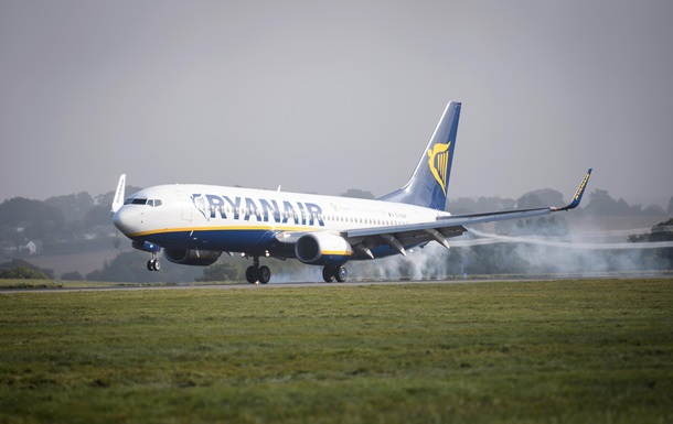 Стала известна цена билетов на рейсы Ryanair в Украине 