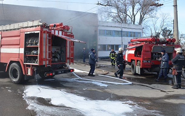 В Николаеве горело троллейбусное депо