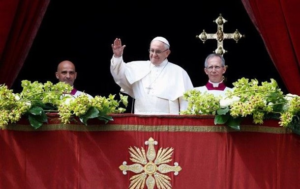 Папа Римський побажав миру Україні