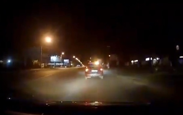 В Одесі затримали п яного на машині з  мигалками 