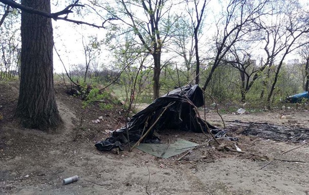 МВД: На Лысой горе сожгли мусор, а не лагерь ромов