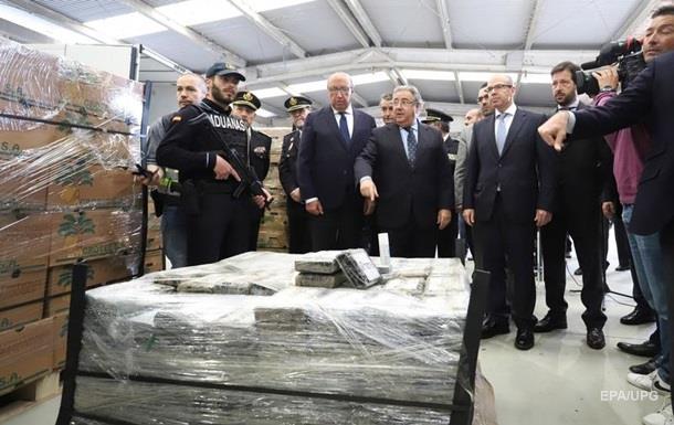 В Испании изъяли рекордную партию кокаина