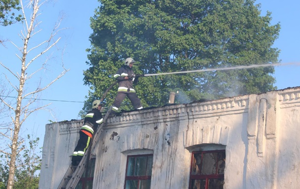 В Хмельницкой области горела школа
