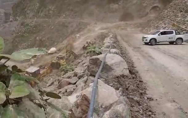 Прорыв плотины в Колумбии попал на видео