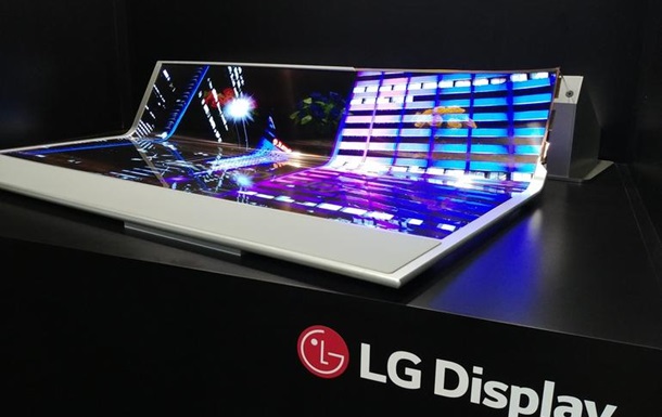 LG показала прозорий гнучкий двометровий дисплей