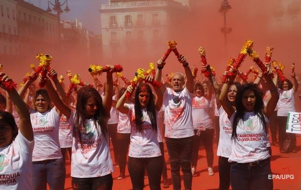 В Мадриде прошел многотысячный митинг против корриды