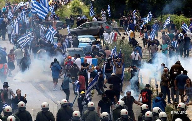В Греции протесты после соглашения с Македонией