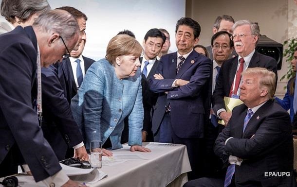 Трамп бросил Меркель конфеты на саммите G7 - СМИ