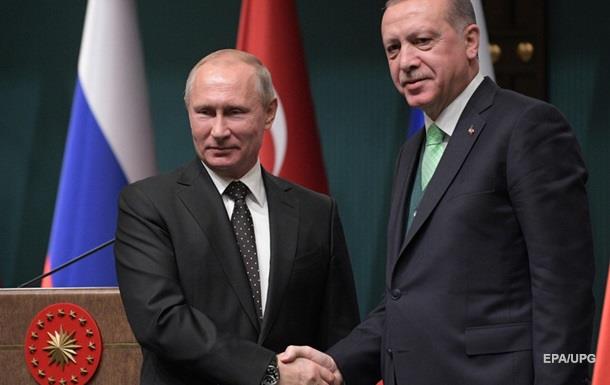 Ердоган похвалив себе і Путіна за досвід в політиці