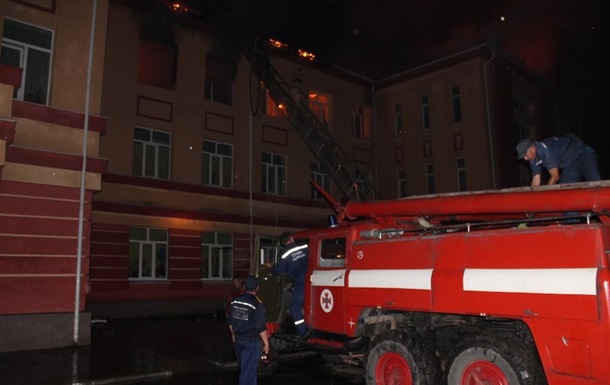 В Одесской области произошел пожар в школе