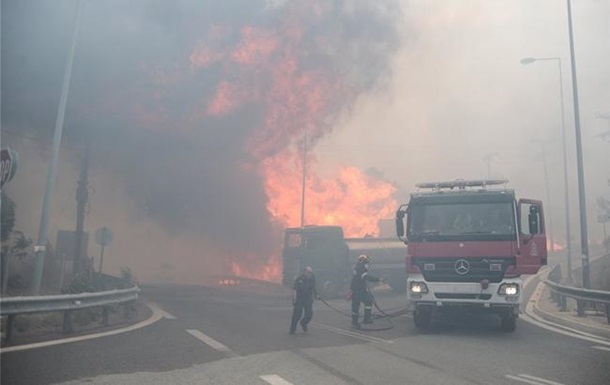 У Греції масштабна лісова пожежа