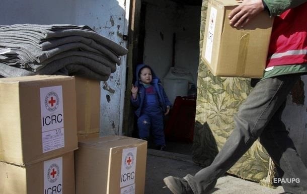 Червоний Хрест скерував 157 тонн вантажів на Донбас