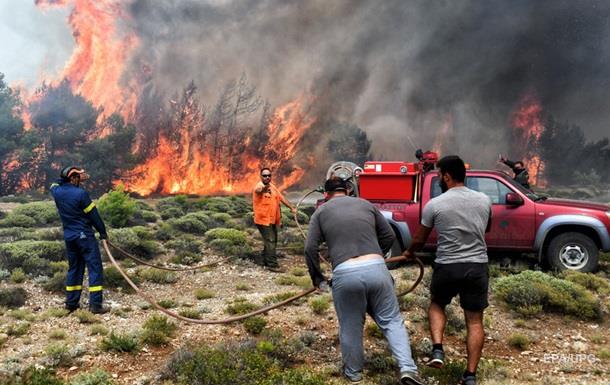 Пожежі в Греції: прем єр взяв на себе політичну відповідальність
