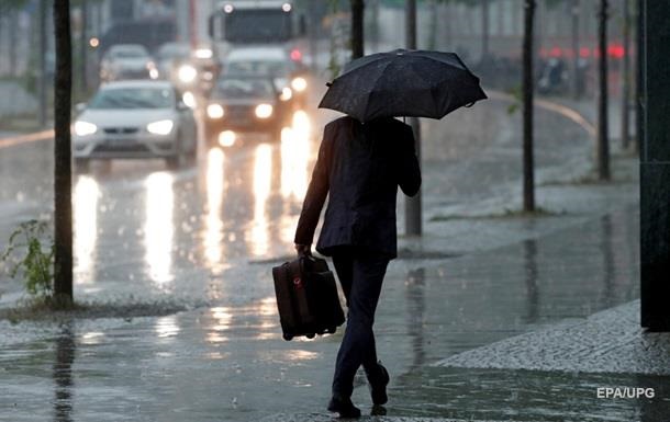 Киев до конца недели накроют дожди
