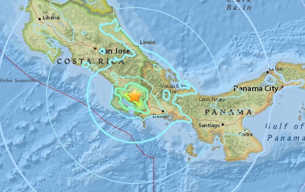 Землетрясение магнитудой 6,1 произошло в Коста-Рике  